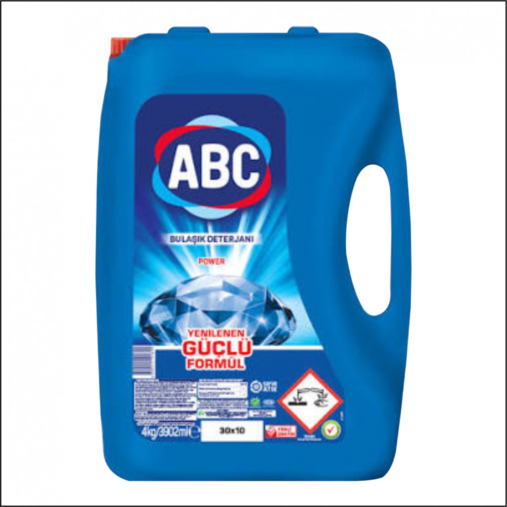 ABC Sıvı Bulaşık Deterjanı Power 4 Kg