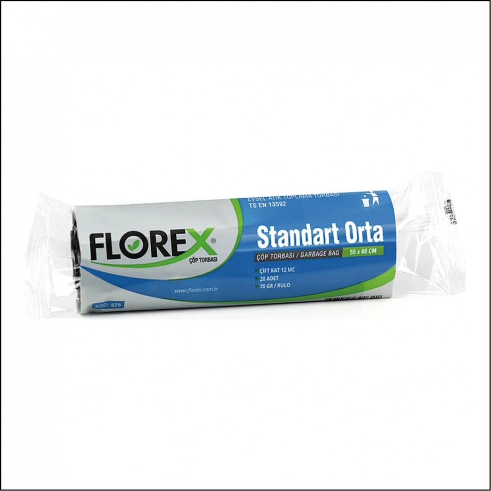 Çöp Poşeti 55x60 Florex Standart Orta