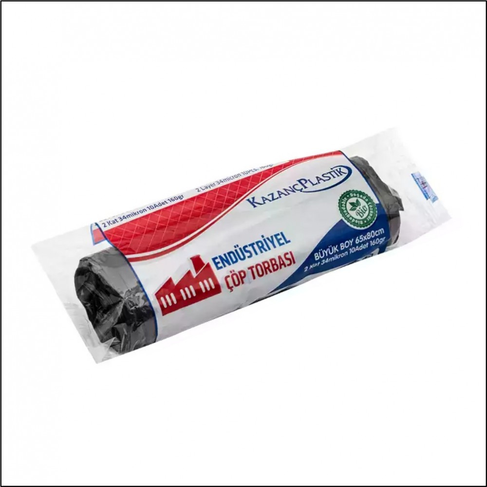 Çöp Poşeti 65x80 Kazanç Endüstriyel Büyük