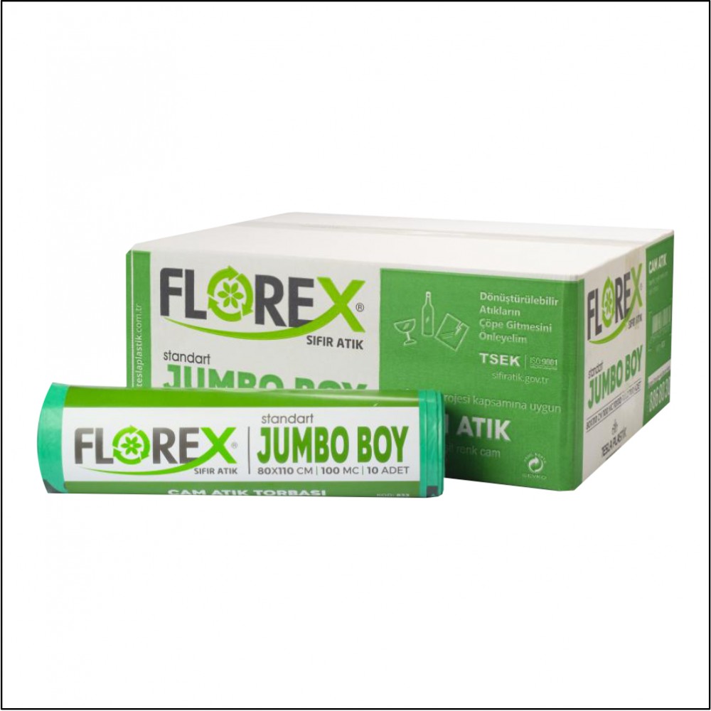 Çöp Poşeti 80x110 Florex Cam Atık