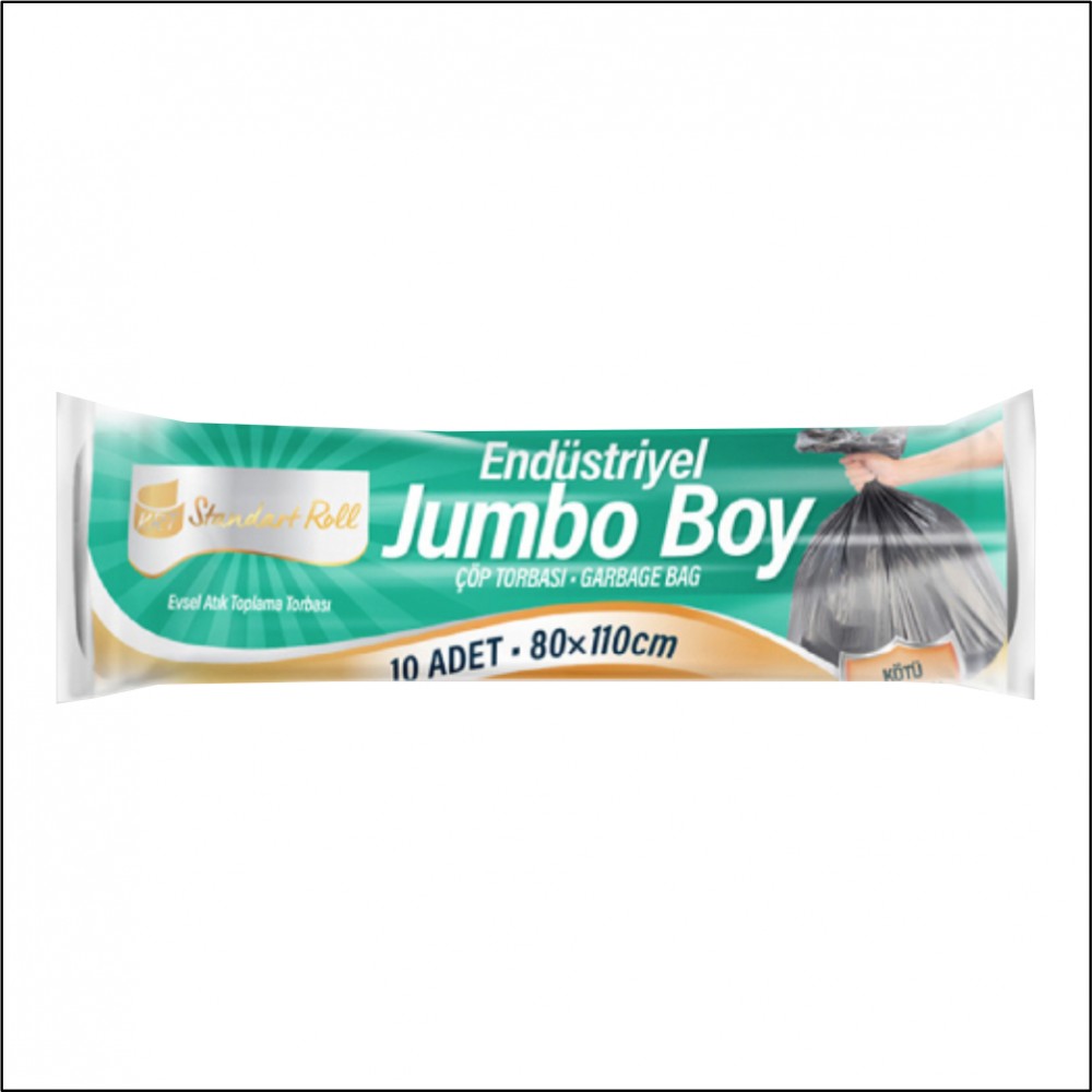 Çöp Poşeti 80x110 Standart Roll Endüstriyel Jumbo