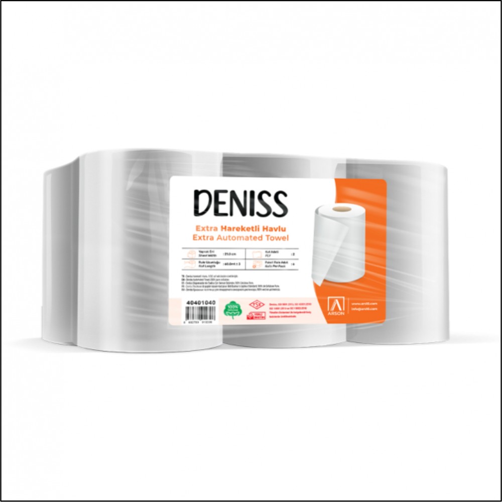 Deniss Extra Hareketli Havlu 4 Kg - Koli