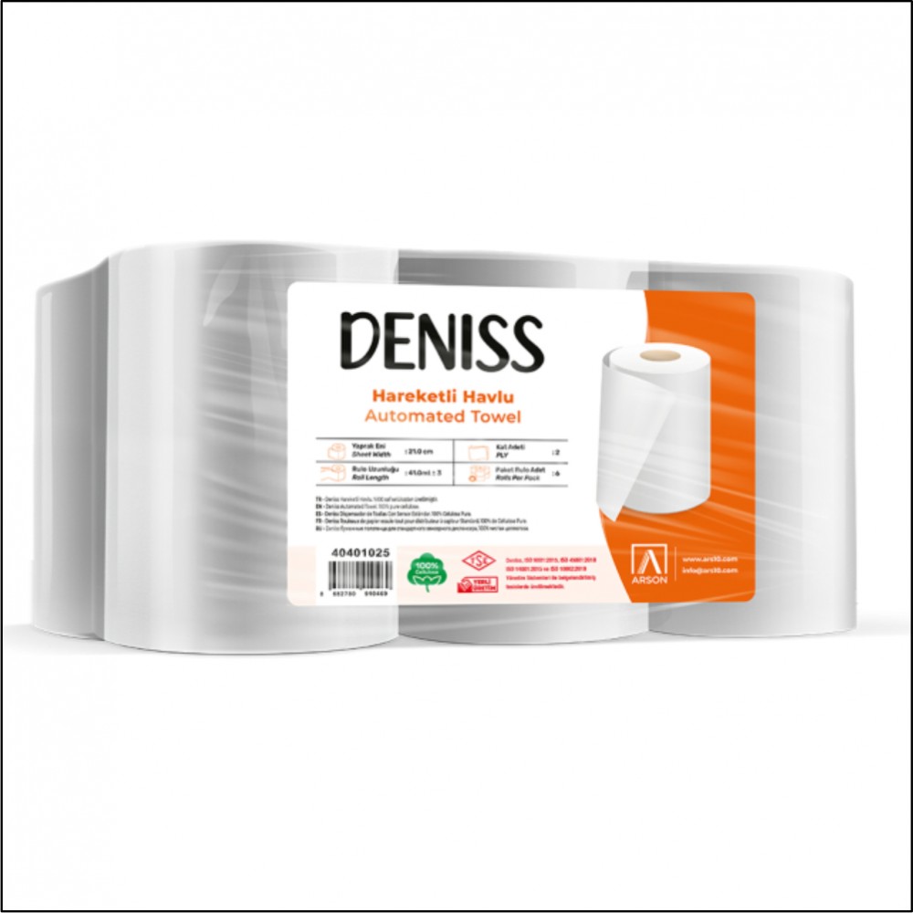 Deniss Hareketli Havlu 2,5 Kg - Koli