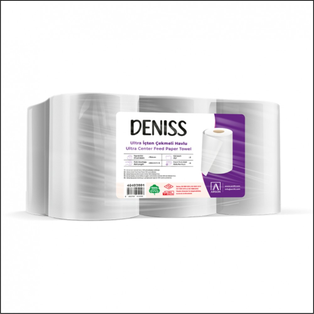 Deniss İçten Çekmeli Havlu 5,5 Kg - Koli